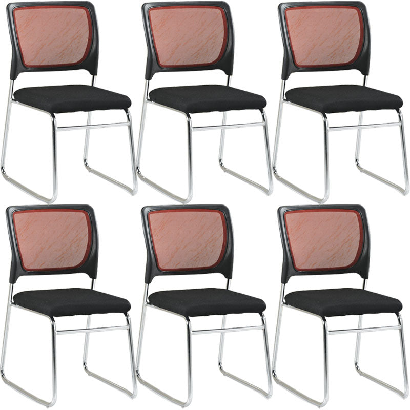 Modern Metal Desk Chair Deluxe Chair With Breathable AirGrid Seat and Back Home Offic