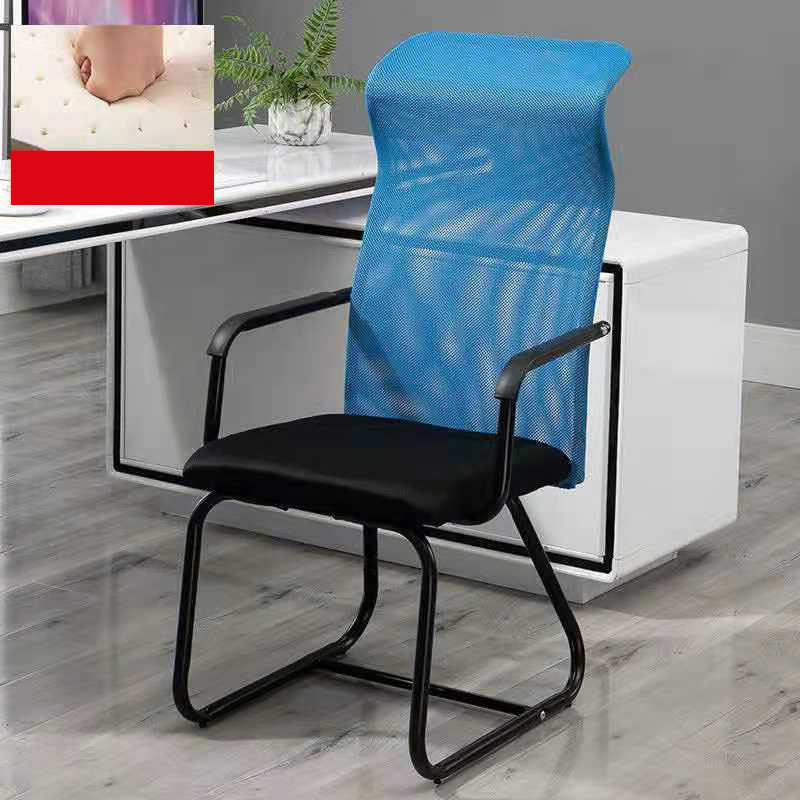 Modern Ergonomic Computer Chair Chrome Frame Office Chair with Metal Base