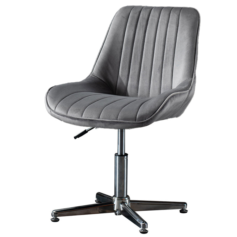 Modern Steel Desk Chair with Mid Back and Adjustable Seat Height Home Office Chair