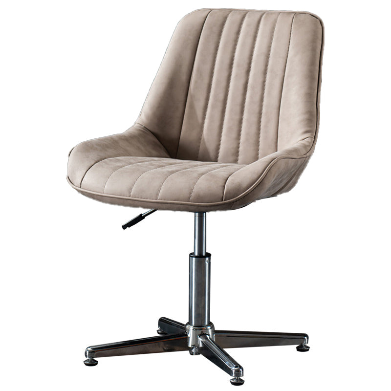 Modern Steel Desk Chair with Mid Back and Adjustable Seat Height Home Office Chair