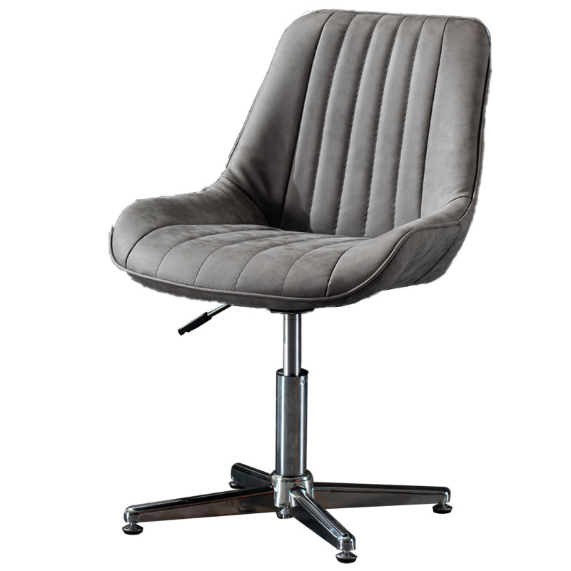 Modern Steel Desk Chair with Mid Back and Adjustable Seat Height Home Office Chair