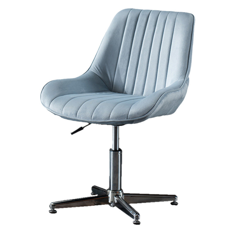 Modern Metal Desk Chair with Mid Back and Adjustable Seat Height Home Office Chair