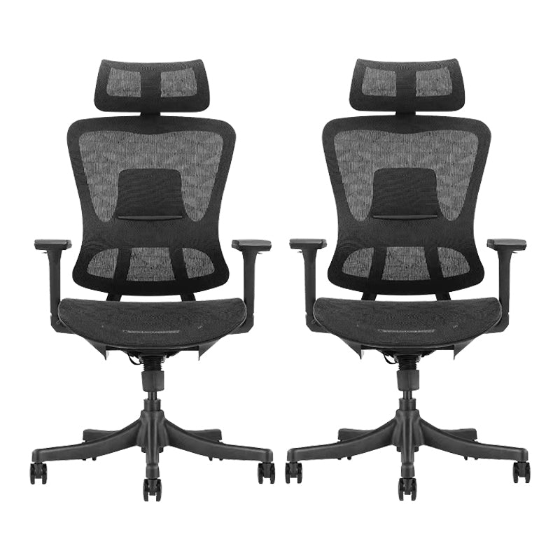 Contemporary Mesh Task Chair with Wheels Ergonomic Swivel Computer Desk Chair