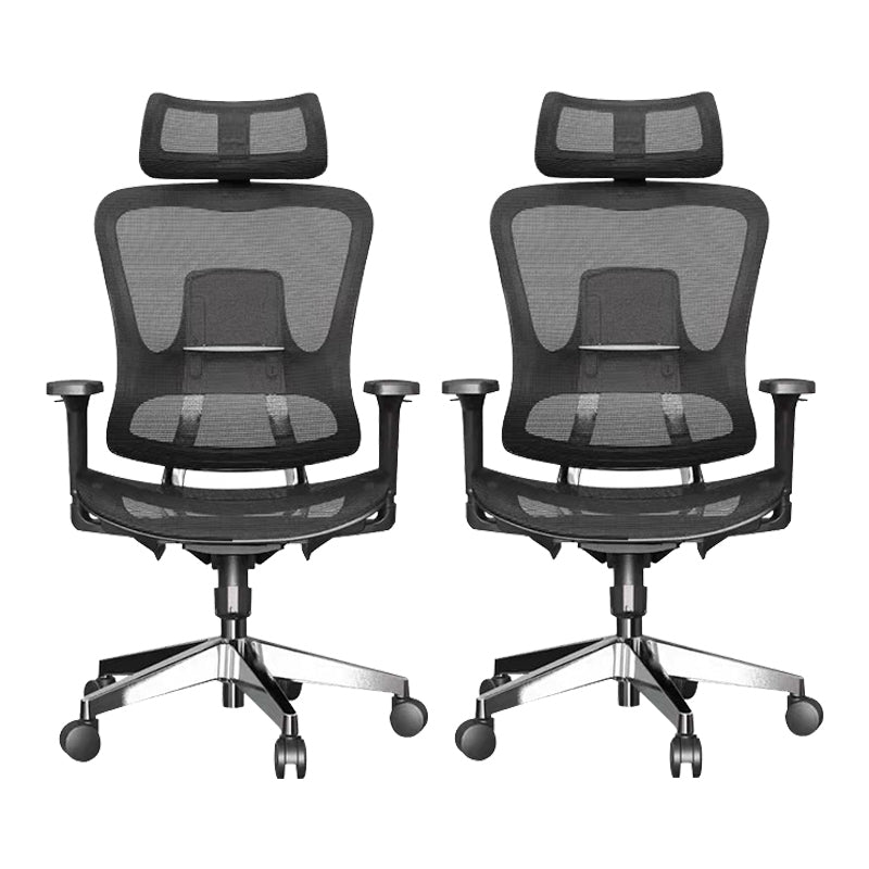 Contemporary Mesh Task Chair with Wheels Ergonomic Swivel Computer Desk Chair