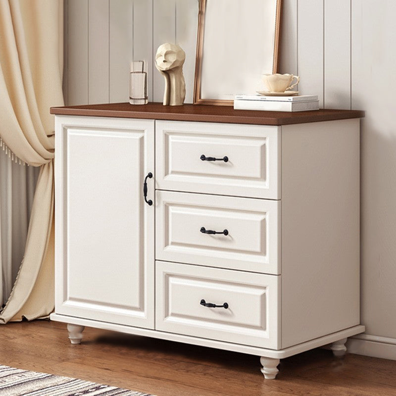 Traditional Combo Dresser Bedroom Wooden Storage Chest for Bedside