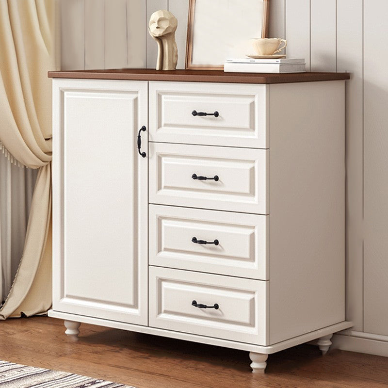 Traditional Combo Dresser Bedroom Wooden Storage Chest for Bedside