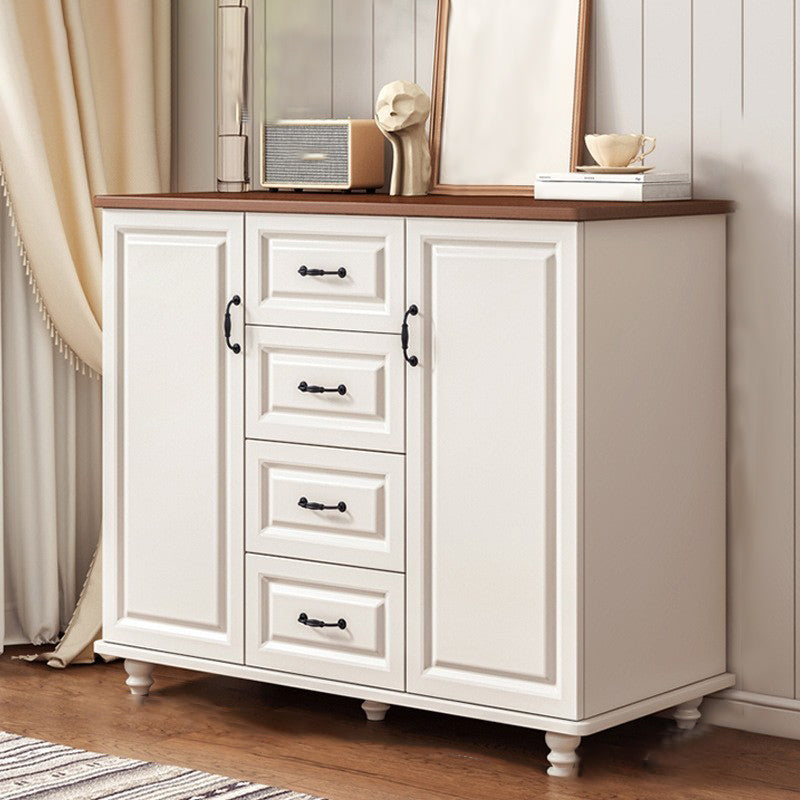 Traditional Combo Dresser Bedroom Wooden Storage Chest for Bedside