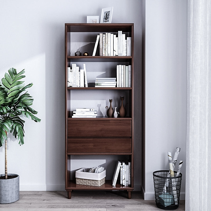 71"H Modern Style Bookcase Open Back Bookshelf for Home Office