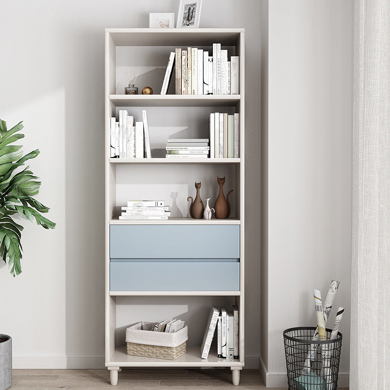 71"H Modern Style Bookcase Open Back Bookshelf for Home Office