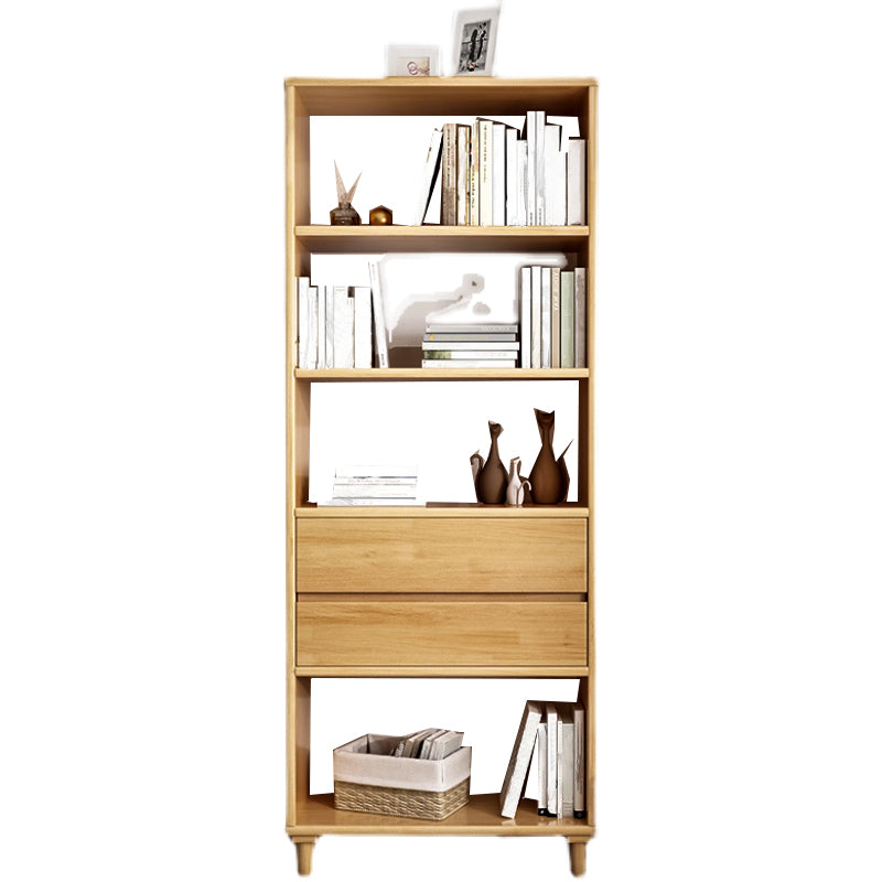 71"H Modern Style Bookcase Open Back Bookshelf for Home Office