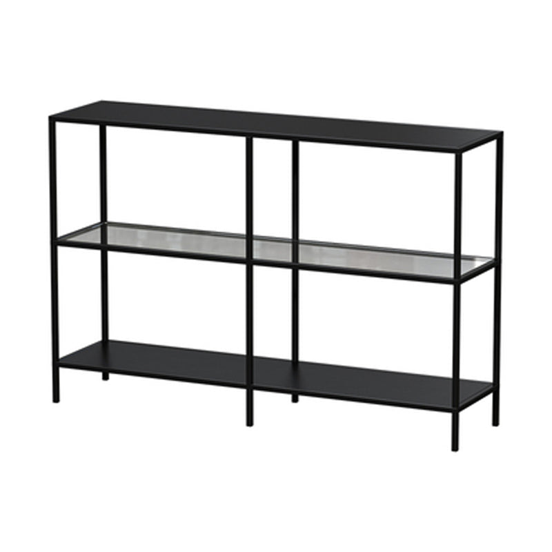 Contemporary Style Bookcase Metal Open Back Bookshelf for Home Office Use