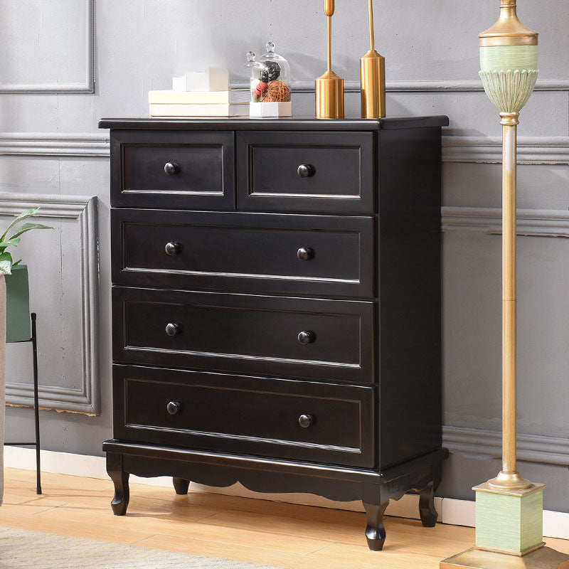 Classic Glam Wood Dresser Bedroom Lingerie Chest with Drawer