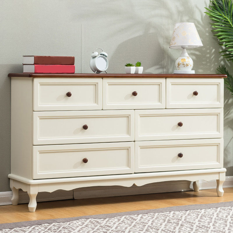 Classic Glam Wood Dresser Bedroom Lingerie Chest with Drawer