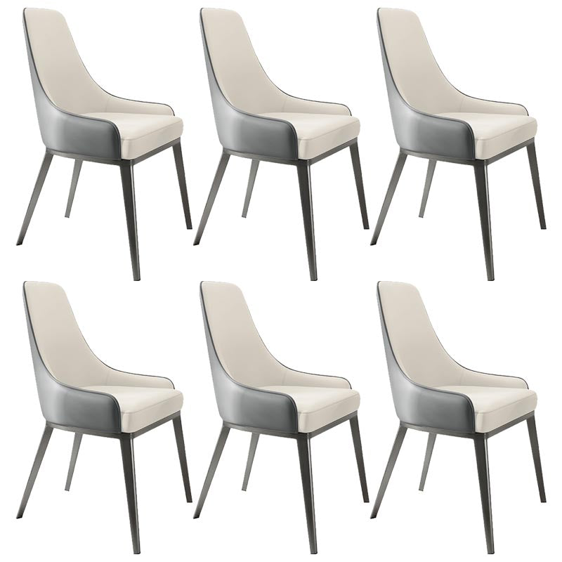 Nordic Glam Style Chair Dining Arm Chairs for Kitchen with Metal Legs