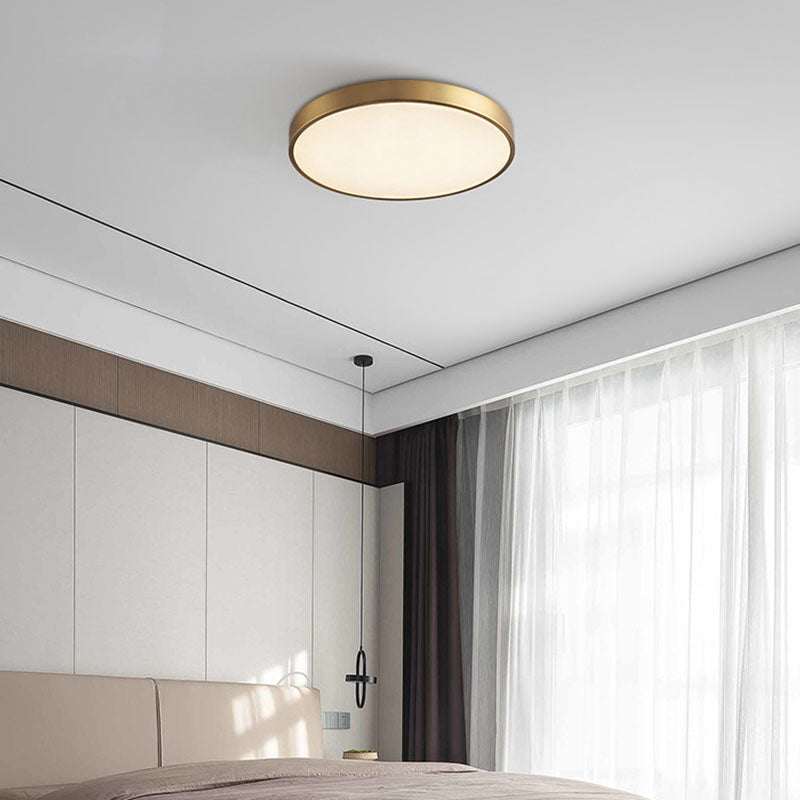 Modern Minimalist LED Ceiling Light Circular Acrylic Flush Mount for Bedroom