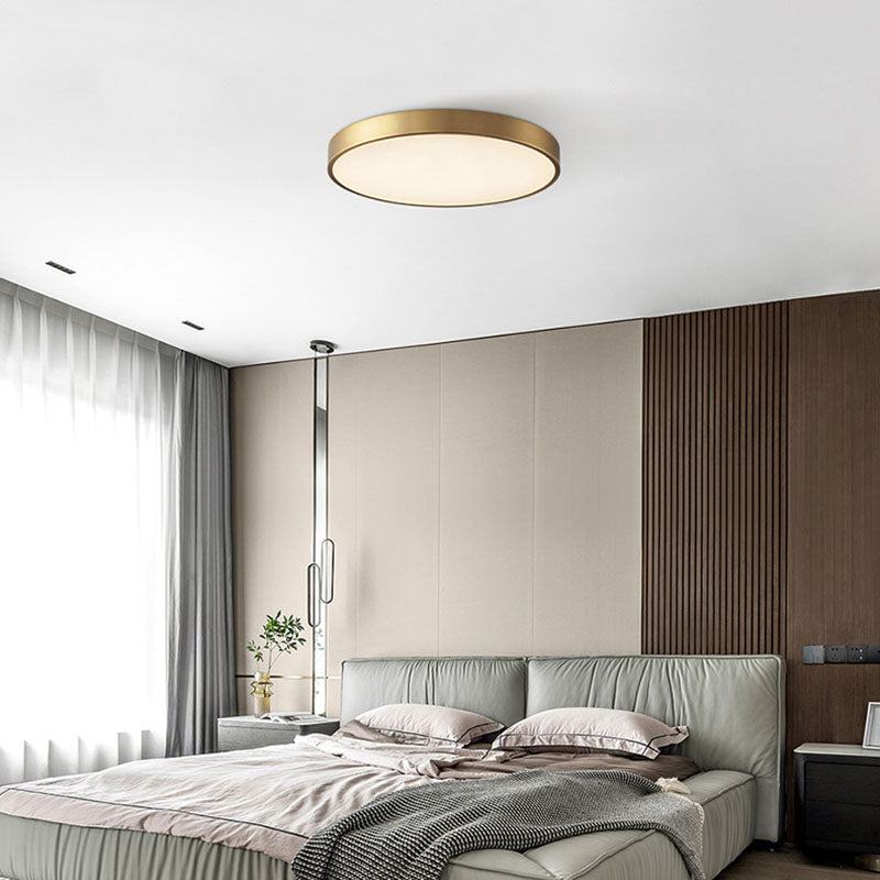 Modern Minimalist LED Ceiling Light Circular Acrylic Flush Mount for Bedroom