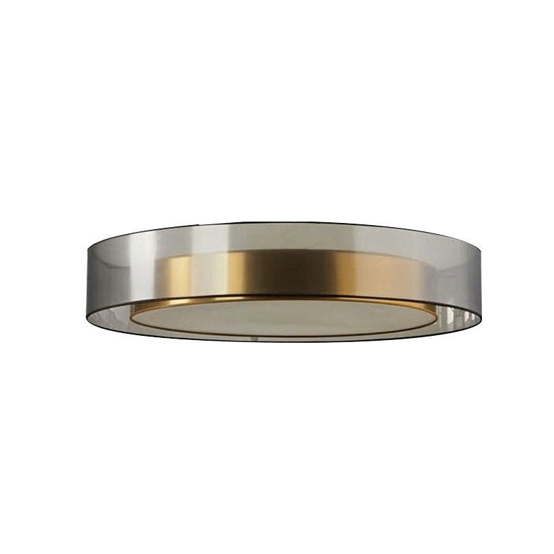 Modern Luxury LED Ceiling Fixture Acrylic Circular Flush Mount for Living Room