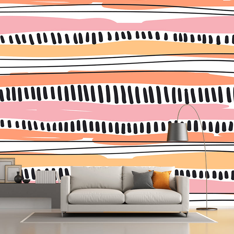 Illustration Stain Resistant Wallpaper Abstract Painting Living Room Wall Mural