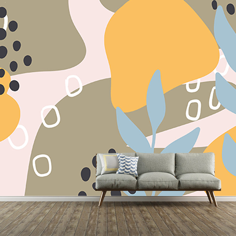 Modern Style Illustration Wall Mural Wallpaper Abstract Painting Bedroom Wall Mural