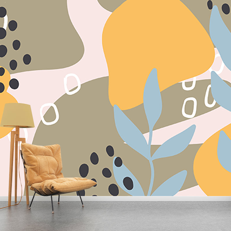 Modern Style Illustration Wall Mural Wallpaper Abstract Painting Bedroom Wall Mural