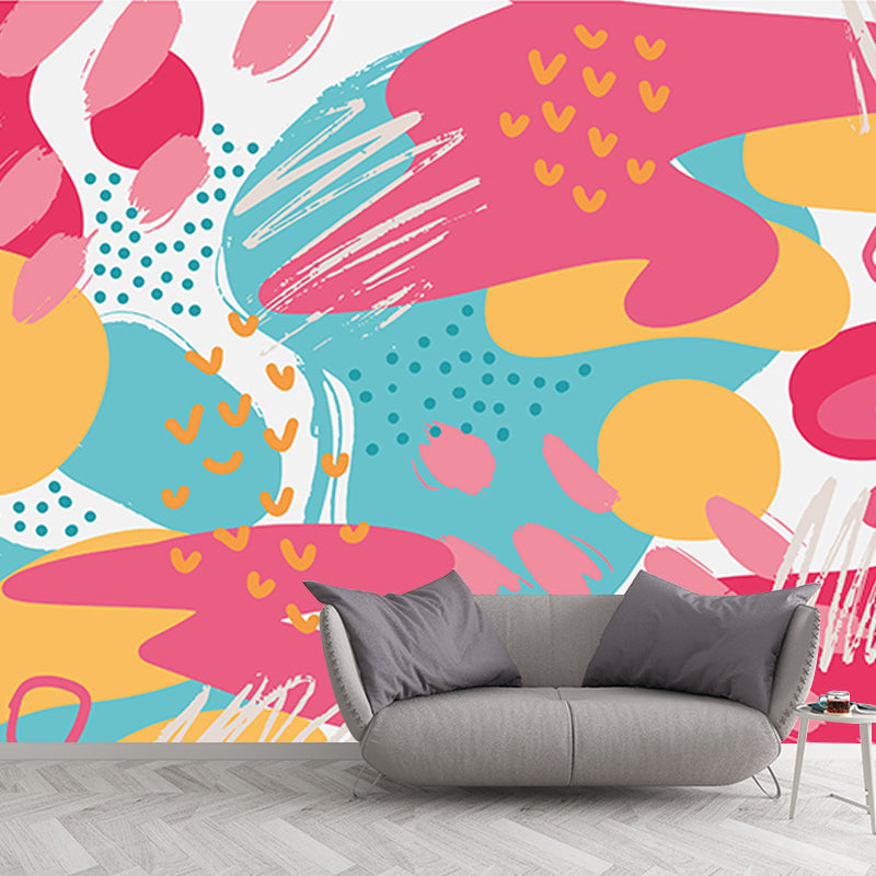 Modern Style Illustration Wall Mural Wallpaper Abstract Painting Bedroom Wall Mural