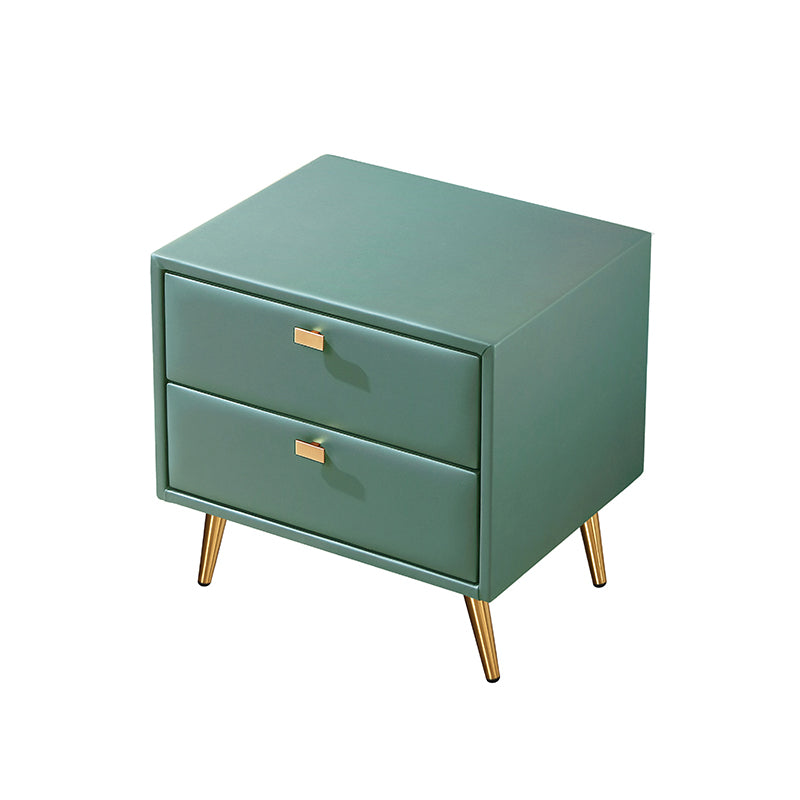 Modern Wooden Nightstand 18.5"/19.6" Tall 2 - Drawer Nightstand