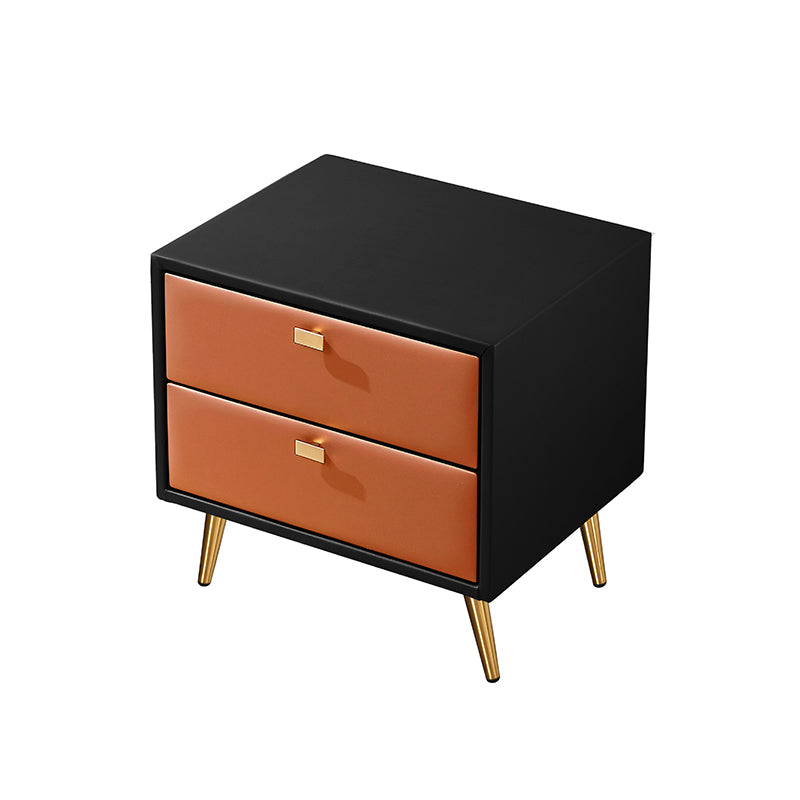 Modern Wooden Nightstand 18.5"/19.6" Tall 2 - Drawer Nightstand