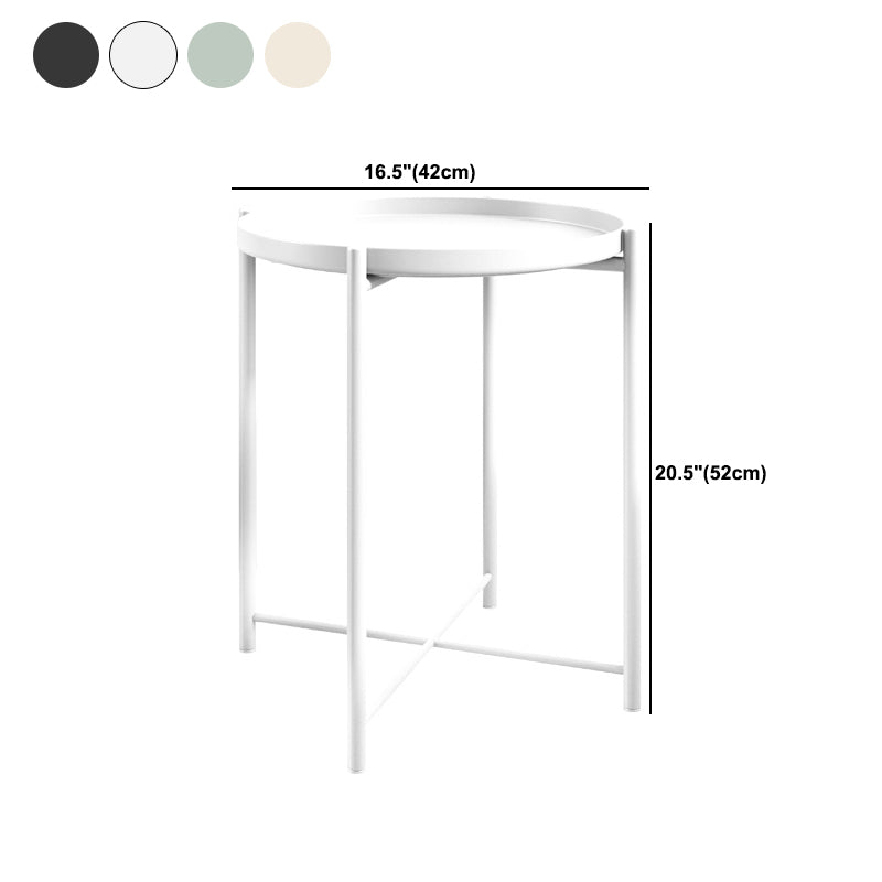 White/green/Black/yellow 4 Legs Modern Style Metal Iron Nightstand