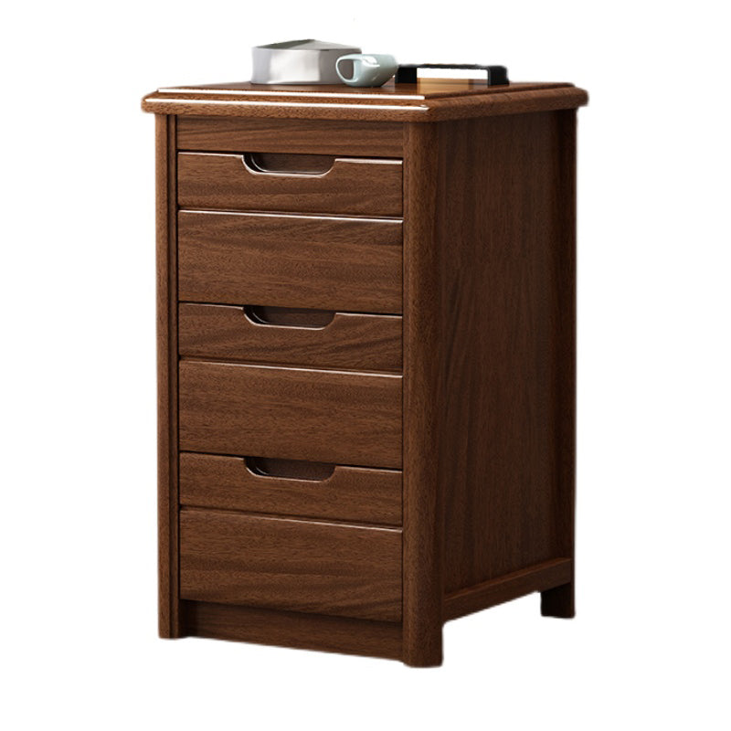 Farmhouse Solid Wood Nightstand with 3 Drawers 26.77" Tall Night Table