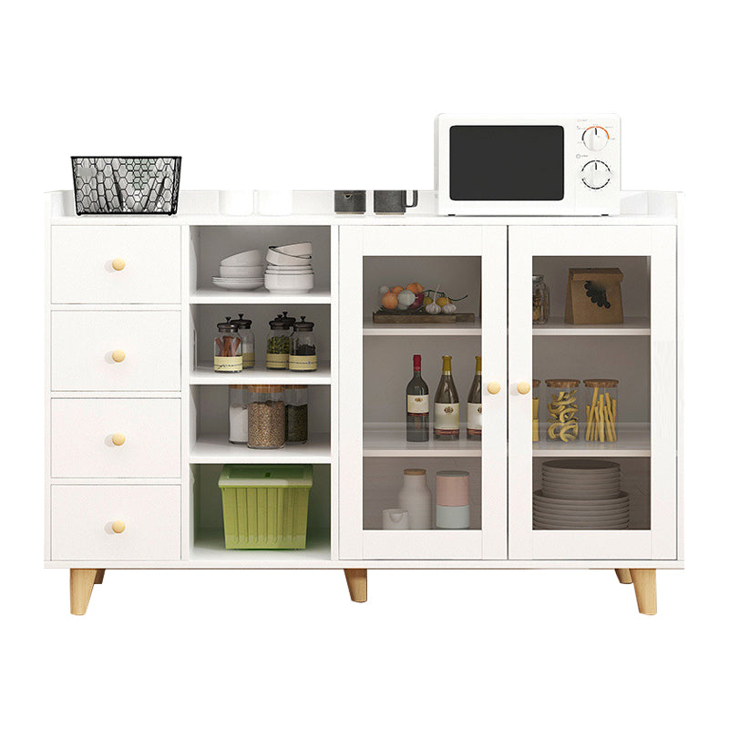 Modern Style Side Board Engineered Wood Sideboard with Door and Drawer