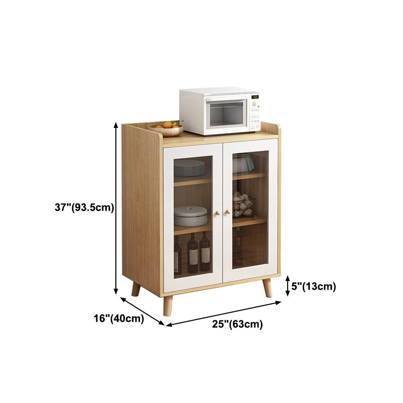 Modern Style Side Board Engineered Wood Sideboard with Door and Drawer