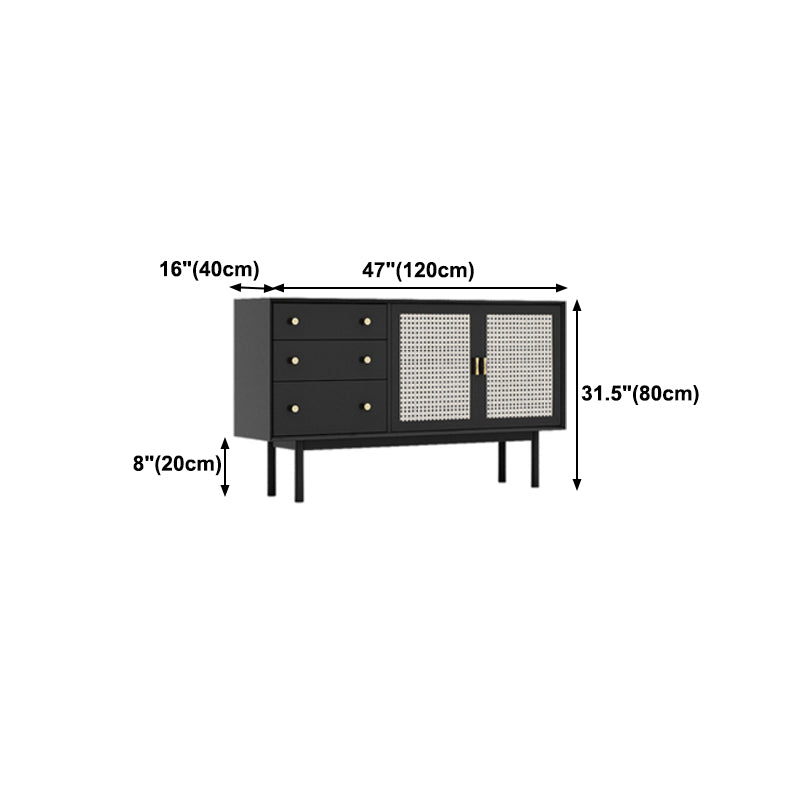 Rectangle Dining Sideboard Modern Style Wooden Kitchen Cabinet