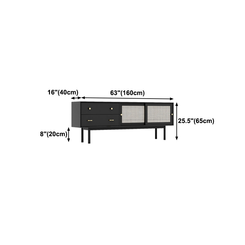 Rectangle Dining Sideboard Modern Style Wooden Kitchen Cabinet