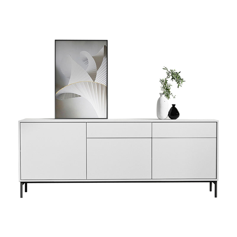 Wooden Rectangle Sideboard Cabinet Modern Kitchen Sideboard for Home