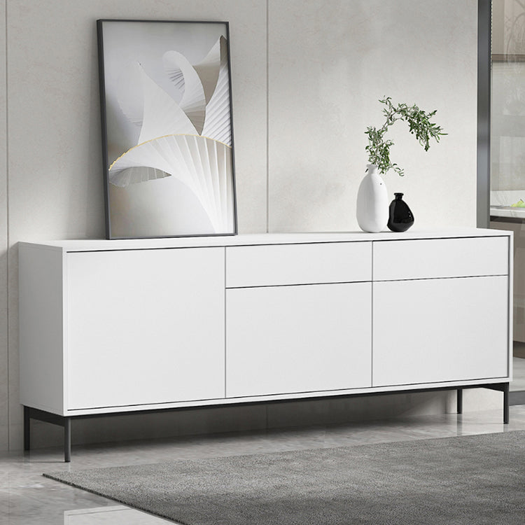 Wooden Rectangle Sideboard Cabinet Modern Kitchen Sideboard for Home