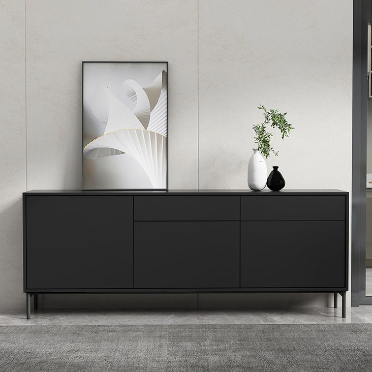 Wooden Rectangle Sideboard Cabinet Modern Kitchen Sideboard for Home