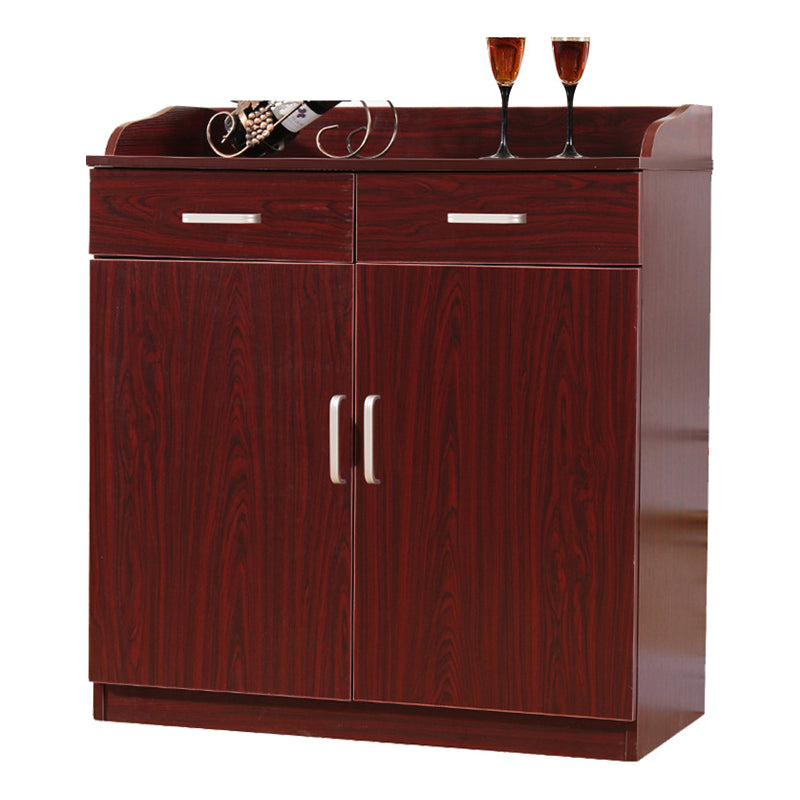 Glam Style Side Board Engineered Wood Sideboard with Door and Drawer for Home Use