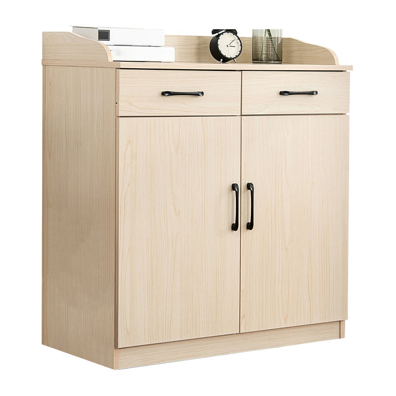 Glam Style Side Board Engineered Wood Sideboard with Door and Drawer for Home Use