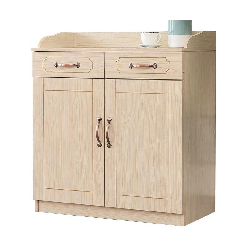 Glam Style Side Board Engineered Wood Sideboard with Door and Drawer for Home Use