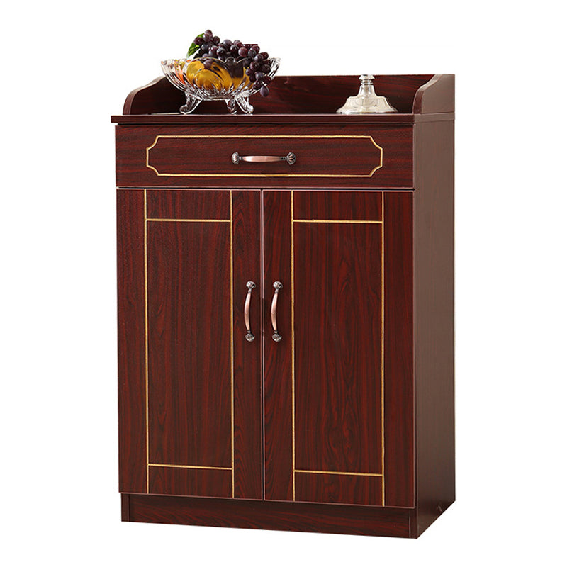 Glam Style Side Board Engineered Wood Sideboard with Door and Drawer for Home Use