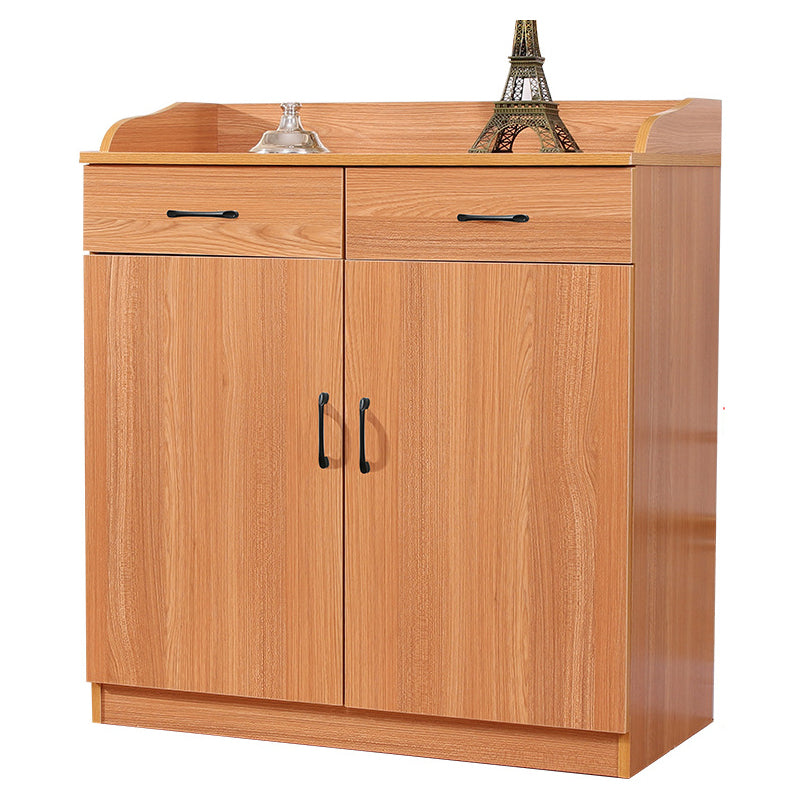 Glam Style Side Board Engineered Wood Sideboard with Door and Drawer for Home Use