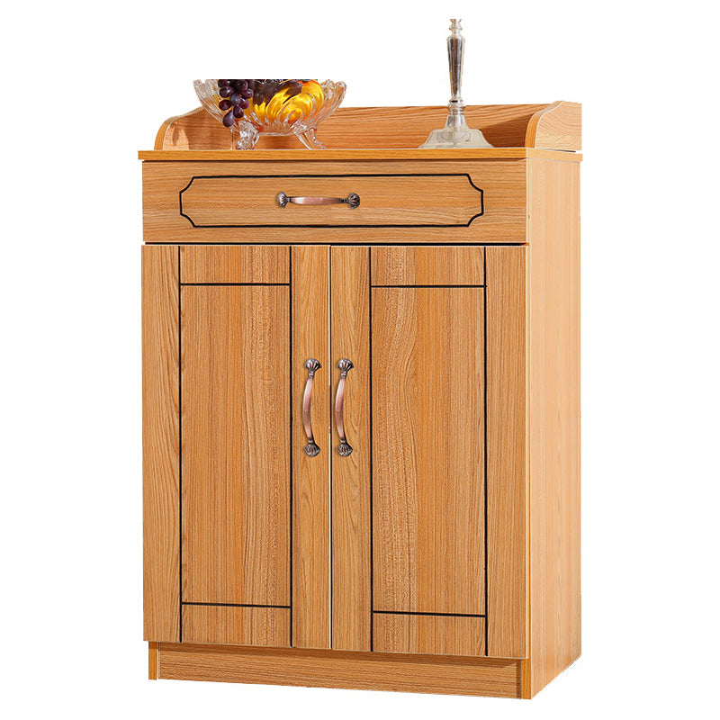 Glam Style Side Board Engineered Wood Sideboard with Door and Drawer for Home Use