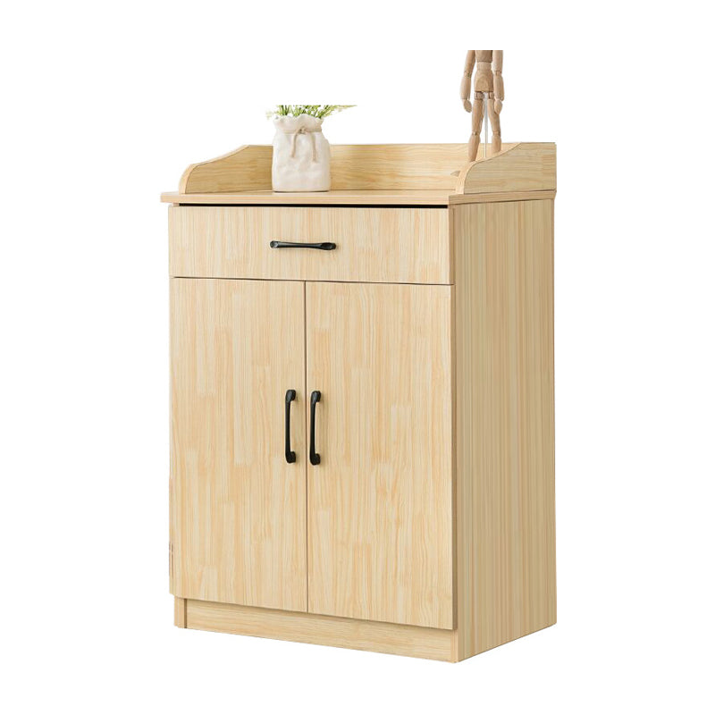 Glam Style Side Board Engineered Wood Sideboard with Door and Drawer for Home Use