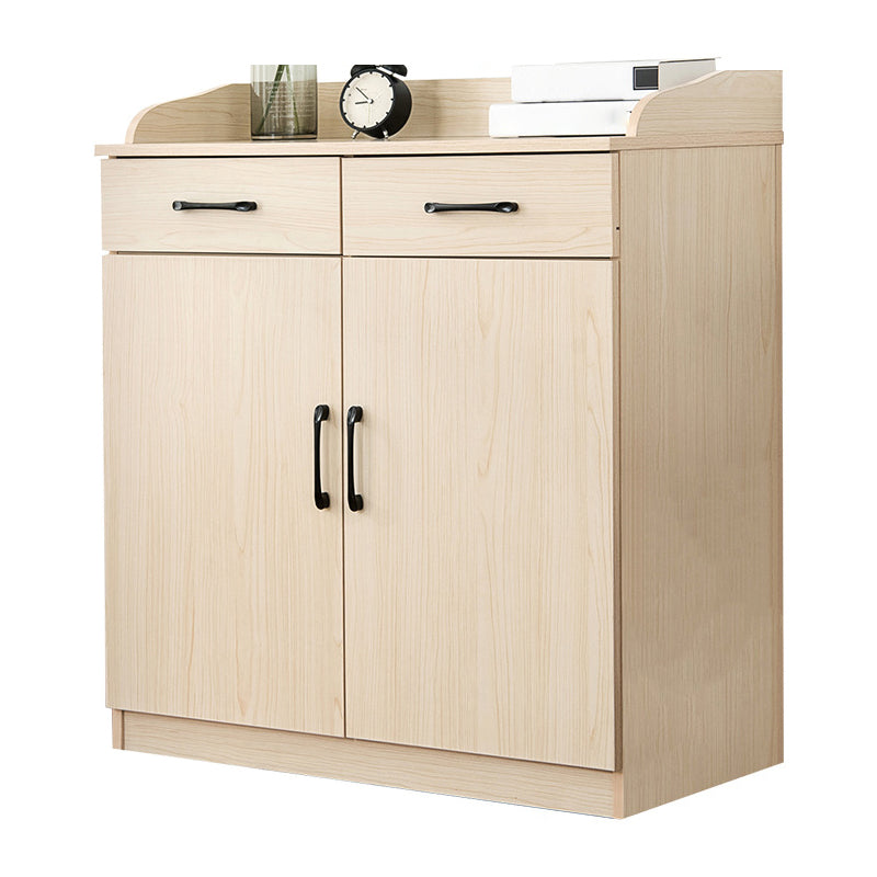 Glam Style Side Board Engineered Wood Sideboard with Door and Drawer for Home Use