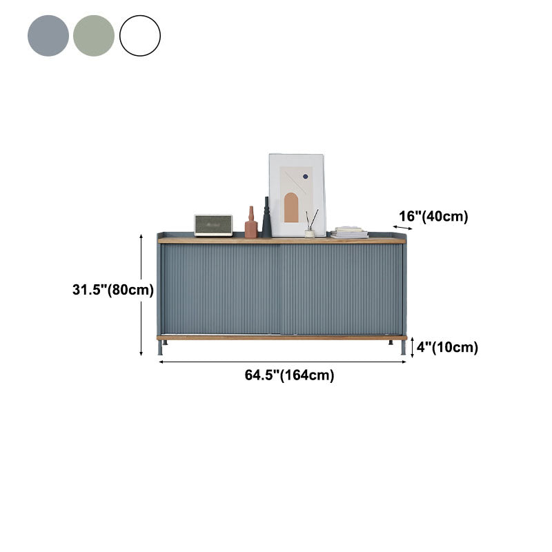 Wood Doors Buffet Server Simple Style Kitchen Server for Dinning Room