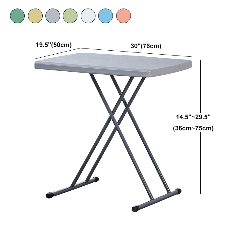 Modern Style Dormitory Writing Desk Home Bedroom Plastic Folding Desk,29.9"L X 19.6"W