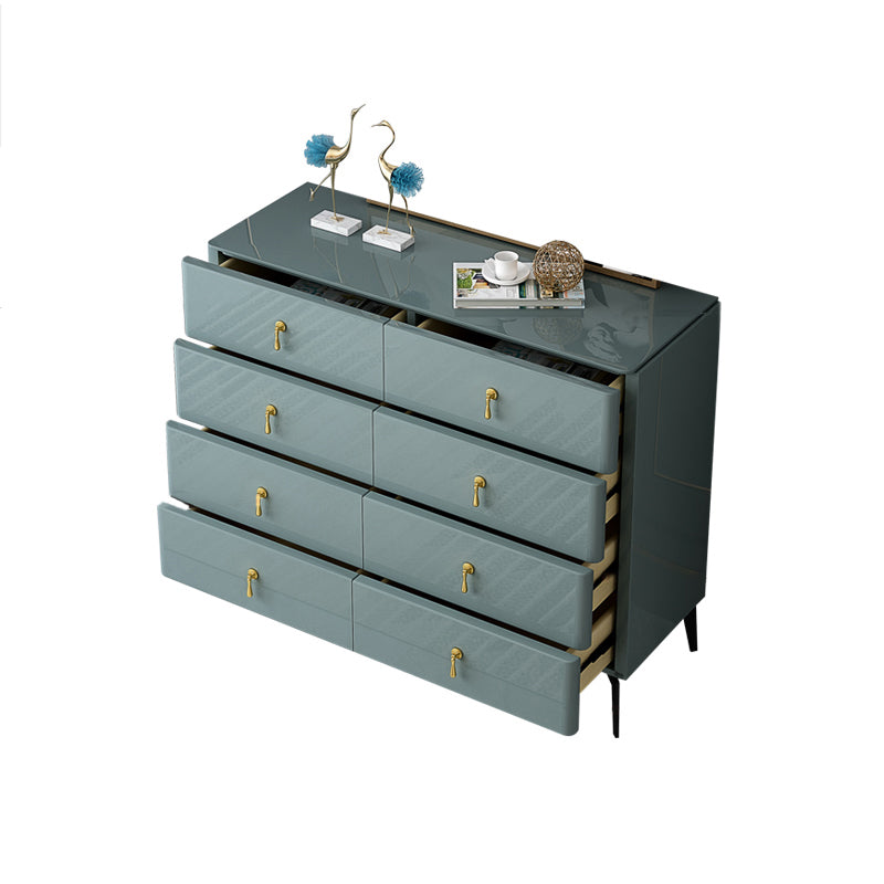 Classic Glam Engineer Wood Dresser Bedroom Storage Chest Dresser with Drawer