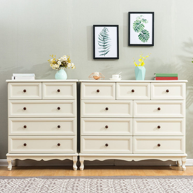Traditional Wood Dresser Bedroom Storage Chest Dresser with Drawer