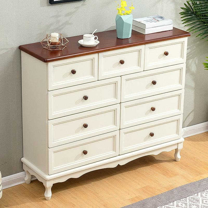 Traditional Wood Dresser Bedroom Storage Chest Dresser with Drawer