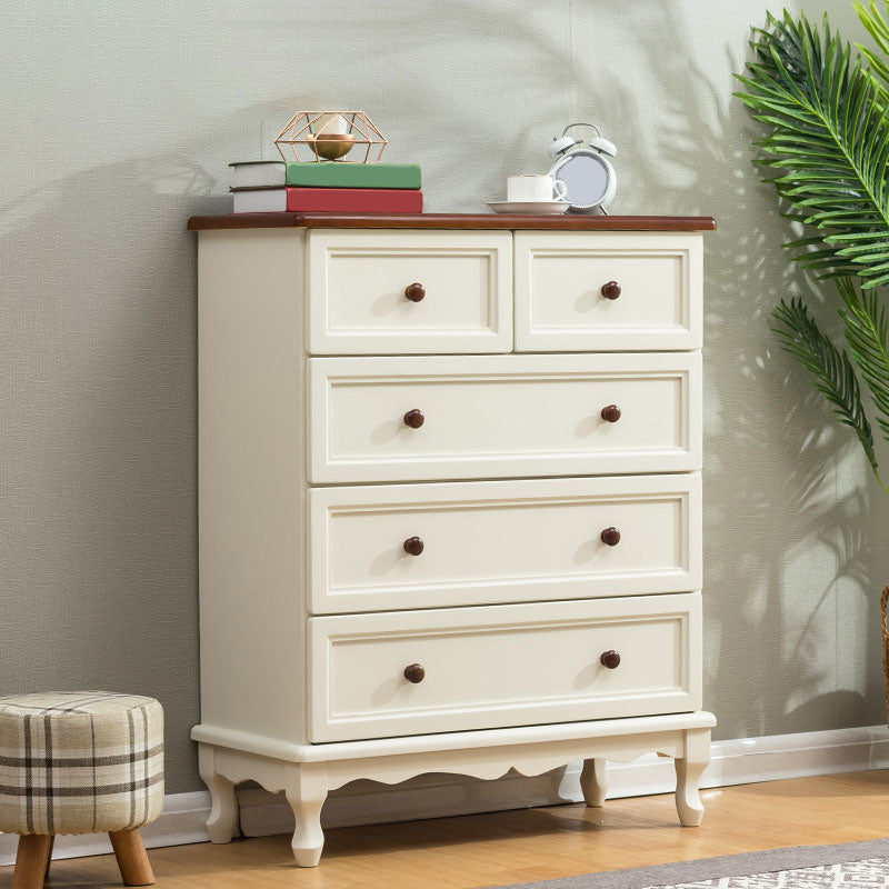 Traditional Wood Dresser Bedroom Storage Chest Dresser with Drawer